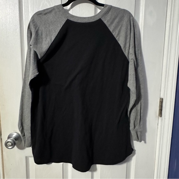 Supernatural Classic Fit Cotton Scoop Neck Long Sleeve Raglan Tee - Picture 3 of 4